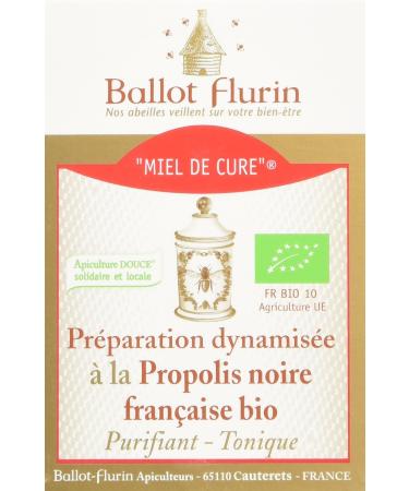 Cure Honey with Organic French Black Propolis