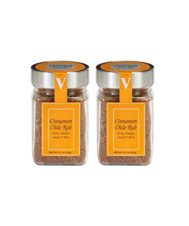 Cinnamon Chile Rub- Two 4.7 oz. Jars - Sweet and spicy rub great for BBQ and other recipes. - Buy Online on GoSupps.com