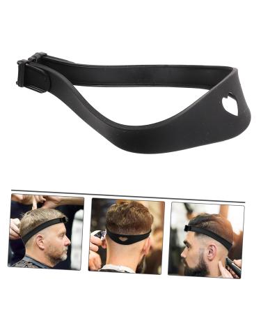 Silicone Hair Cutting & Trimming Guide - Fade Neckline & Shaping Tool | 56x4cm Black - Buy Online on GoSupps.com