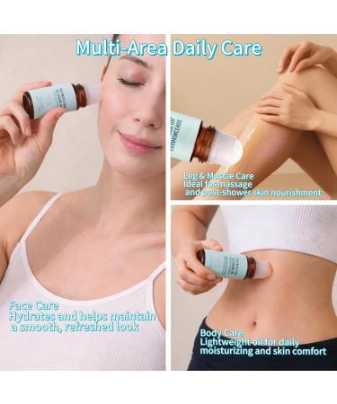 Frankincense & Castor Oil Roll-On with Rose Quartz Roller Cold-Pressed Organic Castor Oil Face Oil for Firming & Hydrating Skin Roll On for Face Neck & Body 50ML / 1.7OZ - Buy Online on GoSupps.com