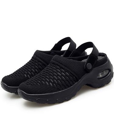 Diabetic Walking Air Cushion Orthopedic Slip-on Shoes Air Cushion Slip-on Walking Shoes Orthopedic Diabetic Walking Shoes for Men Women (Black 11) 11 Black