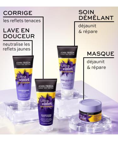JOHN FRIEDA Ultra Violet pour Blond Soin D m lant Violet 250ml (Lot de 2) Violet 250 ml (Lot de 2) - Buy Online on GoSupps.com