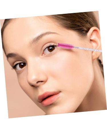 FOMIYES 8pcs Diamond Mascara Brush Disposable Eyelash Brush Eye Foundation Brush Lash Brow Comb Modify Spool 11.7x1.1cm Rosy - Buy Online on GoSupps.com