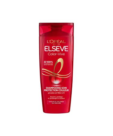 L'Oreal Paris Els ve L'Or al Paris Color-Vive Shampoo for Colored/Combined Hair 290 ml - Pack of 4