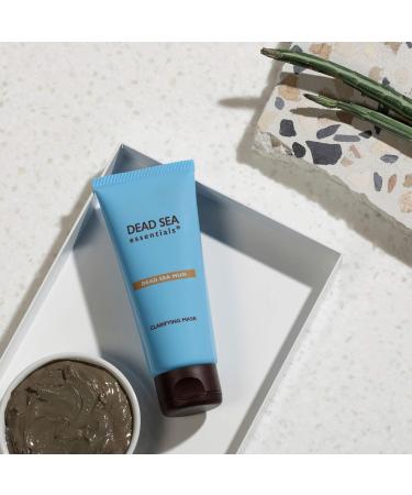 Dead Sea Essentials Clarifying Face Mask - Natural Anti-Aging Moisturizer for All Skin Types | 3.38 fl oz (100 ml) - Shop Internationally Now - Buy Online on GoSupps.com