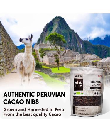Organic Cacao Nibs 100% Pure Premium Product imported from Peru. USDA Certified Organic Sugar Free No Preservatives 227g - Buy Online on GoSupps.com