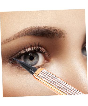 Mikinona Lash Accessories 3pcs Eyeliner Eyelash Tool Smudgeproof Lining Pens Makeup Supplies Printing Miss Gold and Silver - Buy Online on GoSupps.com