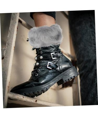 Besportble 3 Pairs Fluffy Boot Covers - Warm Fur Cuff Winter Accessories for Ladies - Buy Online on GoSupps.com