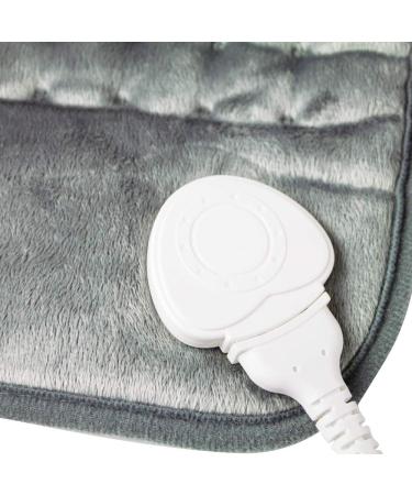 Mobiclinic Heating Pillow for Back Shoulder & Neck - Energy Efficient 3 Temperature Levels 62x43cm - European Brand Gray Heating Pillow for Muscle Relief - Buy Online on GoSupps.com