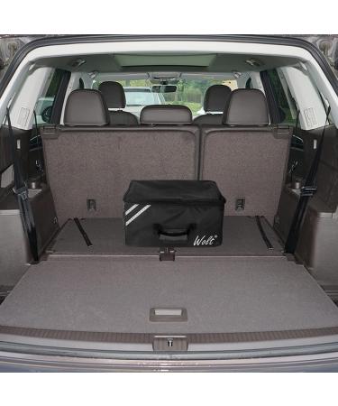 WOLT Golf Trunk Organizer Storage - Waterproof Car Golf Locker for Accessories, Gloves, Tees, Balls - Collapsible & Adjustable Design in Black - Buy Online on GoSupps.com