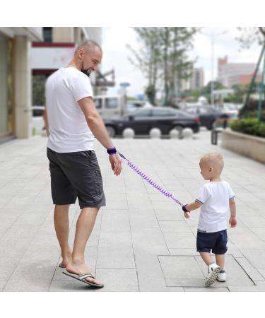 Toddler Reins Walking Safety Harness for Kids 2 PCS Toddler Leash & Anti Lost Wrist Bands with 360 Rotation Leash for Toddler/Kids/Babies/Children Butterfly-Wings Walking Harness & 4.9ft Rope Purple - Buy Online on GoSupps.com