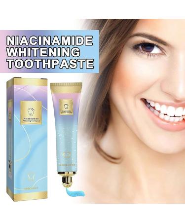 Sbyzm Niacinamide whitening toothpaste 100 g for sensitive teeth natural cleaning and whiter teeth mild whitening toothpaste for daily use - Buy Online on GoSupps.com