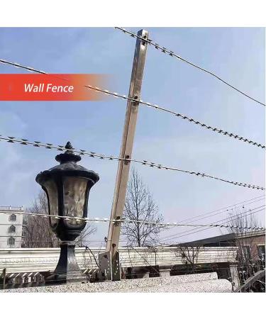 Premium Razor Wire & Barbed Wire Fencing - 100m/328ft | Rust-Free Protection for Secure Boundaries - Buy Online on GoSupps.com