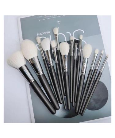 Makeup brushes Professional handmade makeup brush set 14 pieces soft goat hair powder contour blush eye shadow brush makeup brush set Makeup brush set