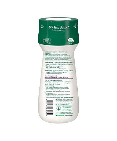 Beech-Nut Organic Oatmeal Baby Cereal Stage 1 - 8 oz Canister (6 Pack) - Buy Online on GoSupps.com