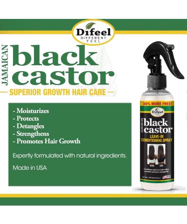 Difeel Jamaican Black Castor Growth Set | 3-PC Shampoo Conditioner & Leave-In Spray | International Shipping - Buy Online on GoSupps.com
