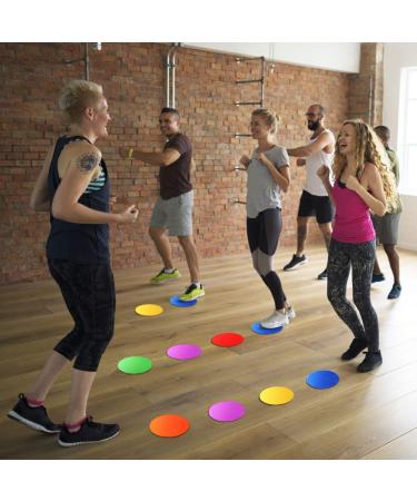 12pcs Colorful Spot Markers Set | Anti-Slip Rubber | 9 Inch | For Soccer, Football, Basketball Training | Kids School Teaching Tool - Buy Online on GoSupps.com