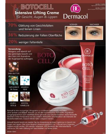 DERMACOL BOTOCELL Set - Intensive Lifting Creams for Face Decolletage Eyes & Lips | Shop Now for Global Shipping! - Buy Online on GoSupps.com