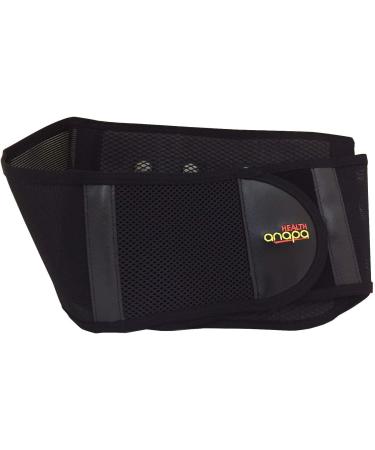 Anapa Pain Relief Waist Belt Support Brace - Magnetic Ore Therapy | KFDA Approved for Sizes L (30-36 in) - International Shipping Available - Buy Online on GoSupps.com