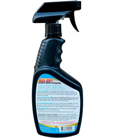 All-Out Sports Odor Eliminator Spray & Deodorizer | 24 oz for Smelly Gear Gloves Hats Helmets | Best Fresh Scent Formula | International Shipping Available - Buy Online on GoSupps.com