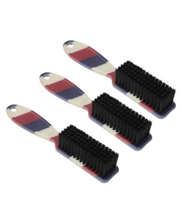 Beard Fade Brush Set - 3-Piece Soft Barber Fade Brush with Ergonomic Handle & Striped Pattern for Salon Use | International Shipping Available - Buy Online on GoSupps.com