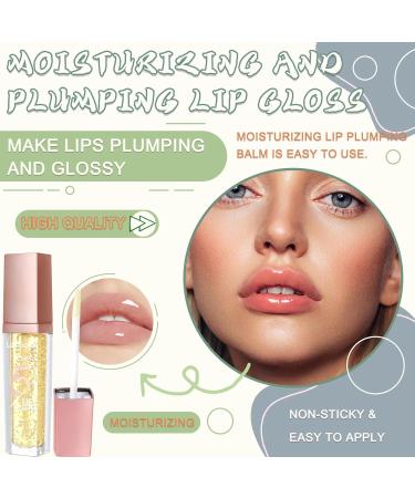 LJYBoBin Hydrating Lip Plumping Gloss Moisturizing Long Lasting Non-sticky Lip Plumper & Clear Lip Oil for Shine Sexy Fuller Lip Plumping Transparent Toot Lip Oil 1p - Buy Online on GoSupps.com