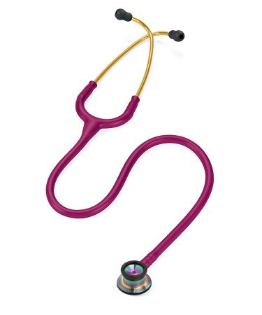 3M Littmann Classic II Infant Stethoscope - Raspberry Tube, Rainbow Chestpiece - 28 inch (2157) - Buy Online on GoSupps.com