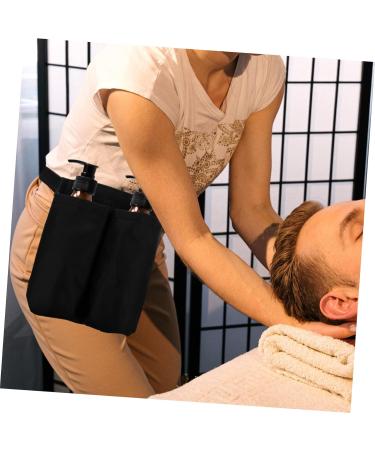 Angoily Adjustable Masseur Bunkbag with Bottle Pocket - Essential Oil & Lotion Storage Hip Bag for Massage Salons - Buy Online on GoSupps.com