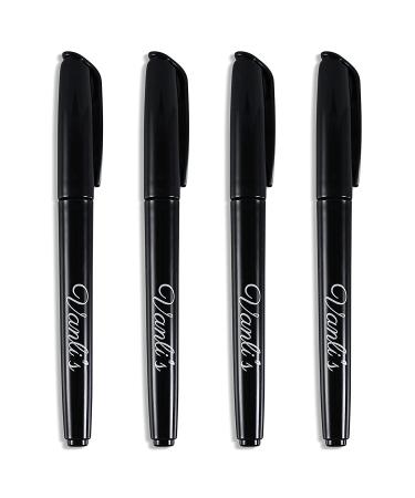 Vanli's Temporary Tattoo Marker Kit - 4 Black Pens & 30 Stencil Papers - Buy Online on GoSupps.com