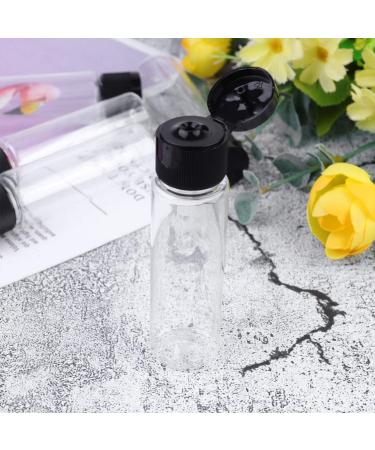 Beaupretty 30ml Refillable Plastic Travel Bottles - 24 Pack with Black Flip Lid for Shampoo & Creams - Ideal for International Shipping - Buy Online on GoSupps.com