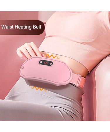 Portable Wireless Menstruation Heating Pillows - USB Rechargeable Vibration & Heat for Cramps Relief | 6 Levels for Back Pain & Uterus Massage - Buy Online on GoSupps.com