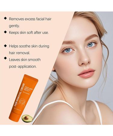  JINGLING JINGLING Hair Removal Cream for Sensitive Skin - 22g - Facial Hair Removal Cream - Moisturizing and Hydrating for Women and Men - Buy Online on GoSupps.com