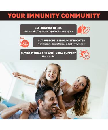Dragon's Miracle Natural Immune Support Supplement with Monolaurin - 2 Bottles, 10-in-1 Vegan & Gluten-Free Formula for Healthy Respiratory & Digestive System - Cold/Flu Relief - 180 Count (Pack of 2) - Buy Online on GoSupps.com