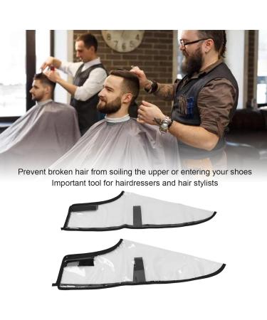 1 Pair Hair Stylist Shoe Covers Prevent Slipping Hair Dye Cape Shoes Plastic Shoe Cover Transparent Design Washable Suitable for All Sizes of Feet for Hair Cutting - Buy Online on GoSupps.com