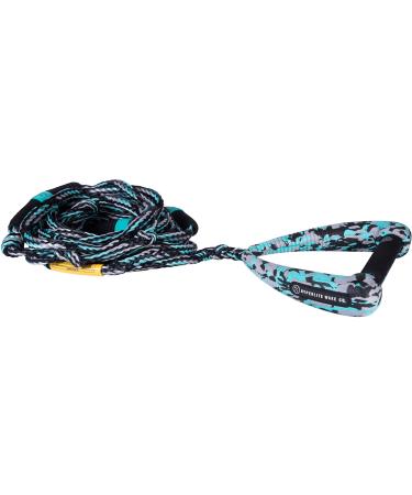 Hyperlite ARC Surf Rope W/Handle Wakesurf Rope/Handle Combo Teal/Grey