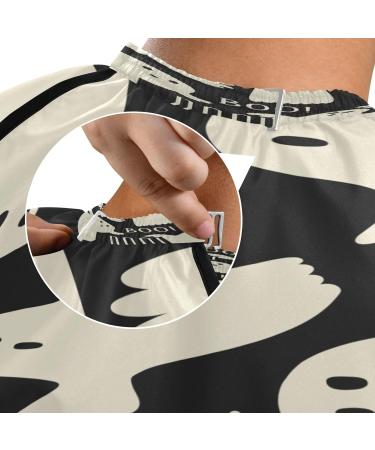 Kigai Happy Halloween Barber Cape | Waterproof Hair Cutting Cape for Men & Women | Adjustable Salon Hairdressing Cape - Buy Online on GoSupps.com