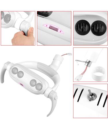 Fyearfly 15W Dental Tooth Lamp - Shadowless LED Light with 3-Axis Design & 4 Pearls for Dental Stool Accessories - Buy Online on GoSupps.com