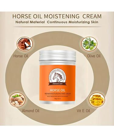 Cr me l'huile de cheval pour les mains s ches et rugueuses emp chant la peau de peler et de se fissurer lotion hydratante et nourrissante en profondeur (2pcs) - Buy Online on GoSupps.com