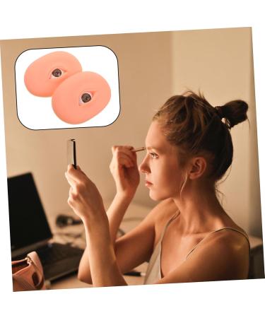 Hemoton 1 pair Eye Practice Eyeshadow Training Boards Makeup Skin Model Silicone Models Eyebrow 7.70X5.70X1.50CM As Shown - Buy Online on GoSupps.com