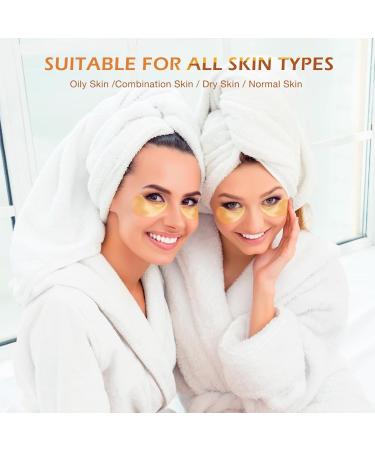 SDSM 24k Gold Under Eye Collagen Mask Patches 5X Anti Wrinkle Moisturizing and Repairing Ability Reduce Puffy Eyes & Dark Circle Under Eye Gel Patches Smooth Tired Eye Masks - (Jar - 30 Pair) - Buy Online on GoSupps.com