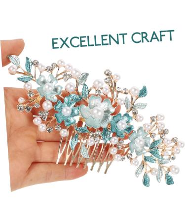 MERRYHAPY Hair Plug Bridal Hair Comb Combs for Women Bride Headpieces for Wedding Rhinestone Hair Clip Bride Hair Accessory Hair Comb for Women Hair Accessories Flower Hair Accessories - Buy Online on GoSupps.com