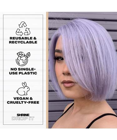 Shop Shrine Drop It Lilac Hair Toner - Vegan Cruelty-Free Semi-Permanent Color for Gorgeous Autumn & Winter Shades - 200 Drops Per Bottle - Buy Online on GoSupps.com