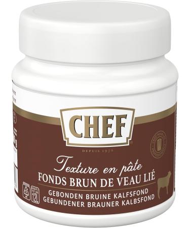 CHEF Bonded Veal Brown - Meat Funds In Dough - Funds Sauces - 600g Pot for 6L to 12L of Funds - Buy Online on GoSupps.com