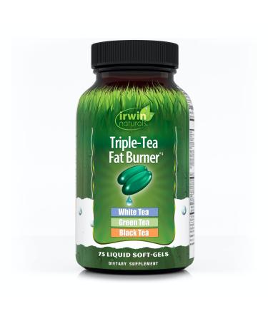 Irwin Naturals Triple Tea Fat Burner, 75 Liquid Softgels