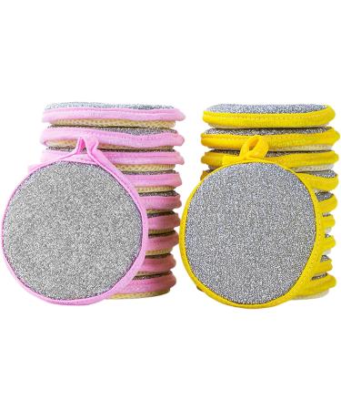 Pot Washing Sponges Double-Sided Cleaning Spongs Household Scouring Pad Wipe Dishwashing Sponges Cloth - Buy Online on GoSupps.com