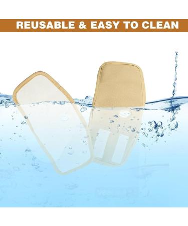  Maciun Castor Oil Pack Wrap2X Organic Hand Wraps Soft compression wrist support adjustable hook and loop wrist brace for right and left hands - Buy Online on GoSupps.com