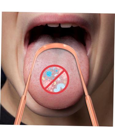 1 Set Tongue Travel Scraper - Stainless Steel Oral Cleaning Tool for Fresh Breath | Best Travel Accessories - Buy Online on GoSupps.com