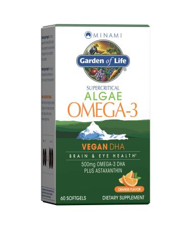 Minami Nutrition Algae Omega-3 Orange Flavor 60 Softgels