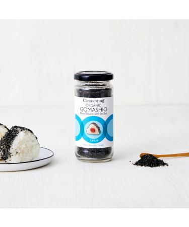 Clearspring Organic Gomashio - Black Sesame with Sea Salt - Buy Online on GoSupps.com
