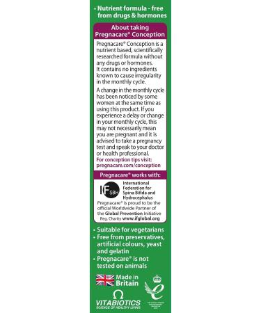 Pregnacare Before Conception 30 Tablets by Vitabiotics - Pre-Pregnancy Support - Buy Online on GoSupps.com